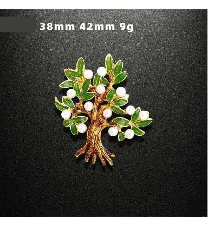 🌟 Snowman Tree Corsage Diamond Christmas Brooch 🌟