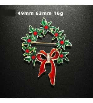 🌟 Snowman Tree Corsage Diamond Christmas Brooch 🌟