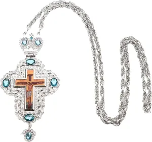 14K Gold Filled INRI Cross Necklace For Men And Women - 925 Sterling Silver Prayer Cz Pendant Christian Greek Cross Medal Crucifix Necklace Women Jesus Pendant Amulet Religion Lucky Gifts