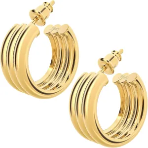 14K Gold Plated Hoop Earrings