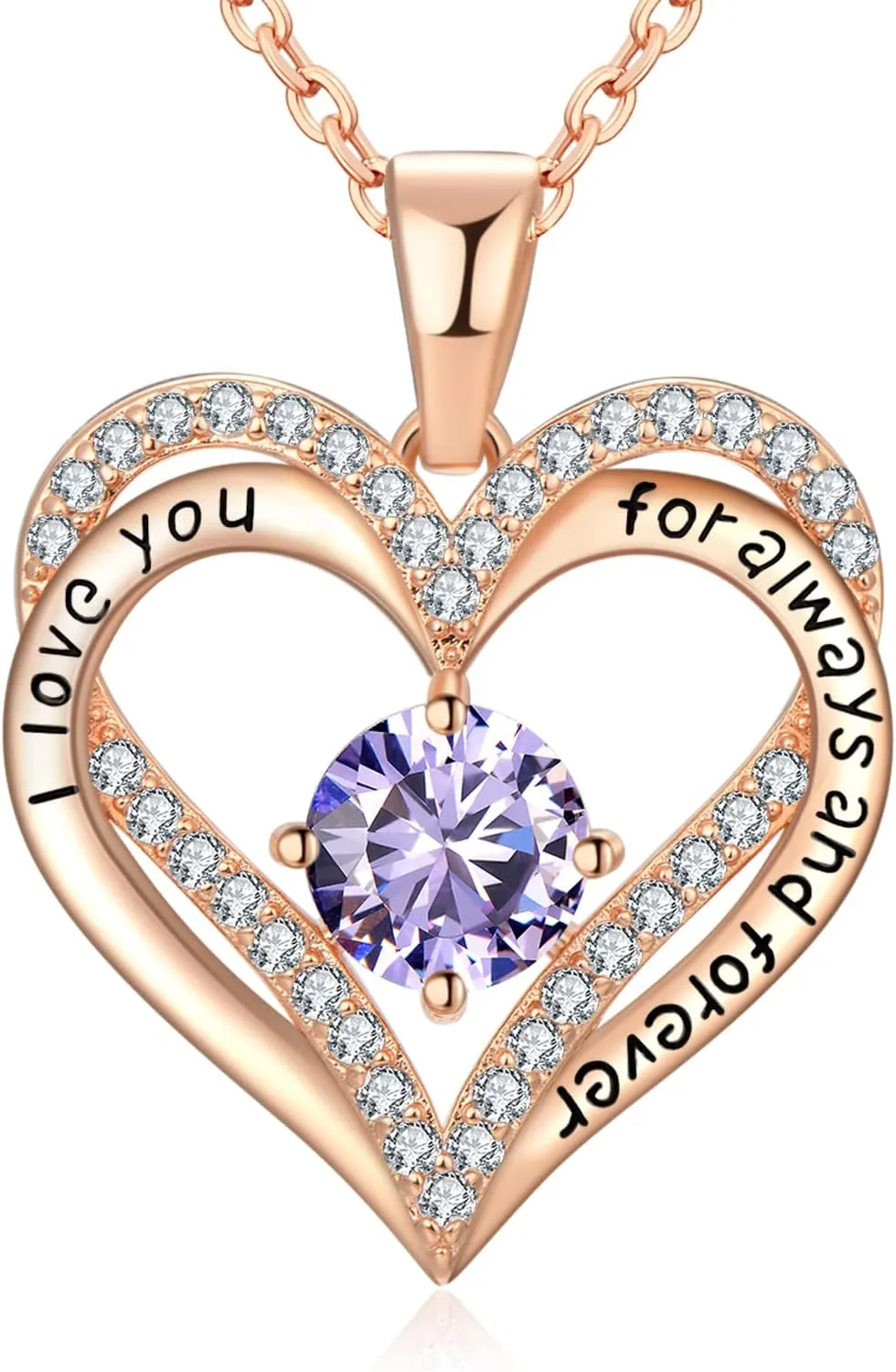 18K Rose Gold Necklaces for Women Birthday Gifts for Women Jewelry for Women Birthday Gifts for Wife Girlfriend Daughter Wife Birthday Gifts for Anniversary Mothers Day Christmas Valentines Gifts