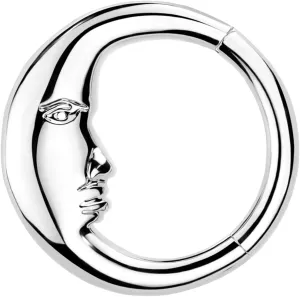 316L Stainless Steel Septum Rings, Segment Nose Rings for Women Men, Cartilage Clicker Earrings Hoop for Helix, Rook, Daith, Tragus Piercing Jewelry