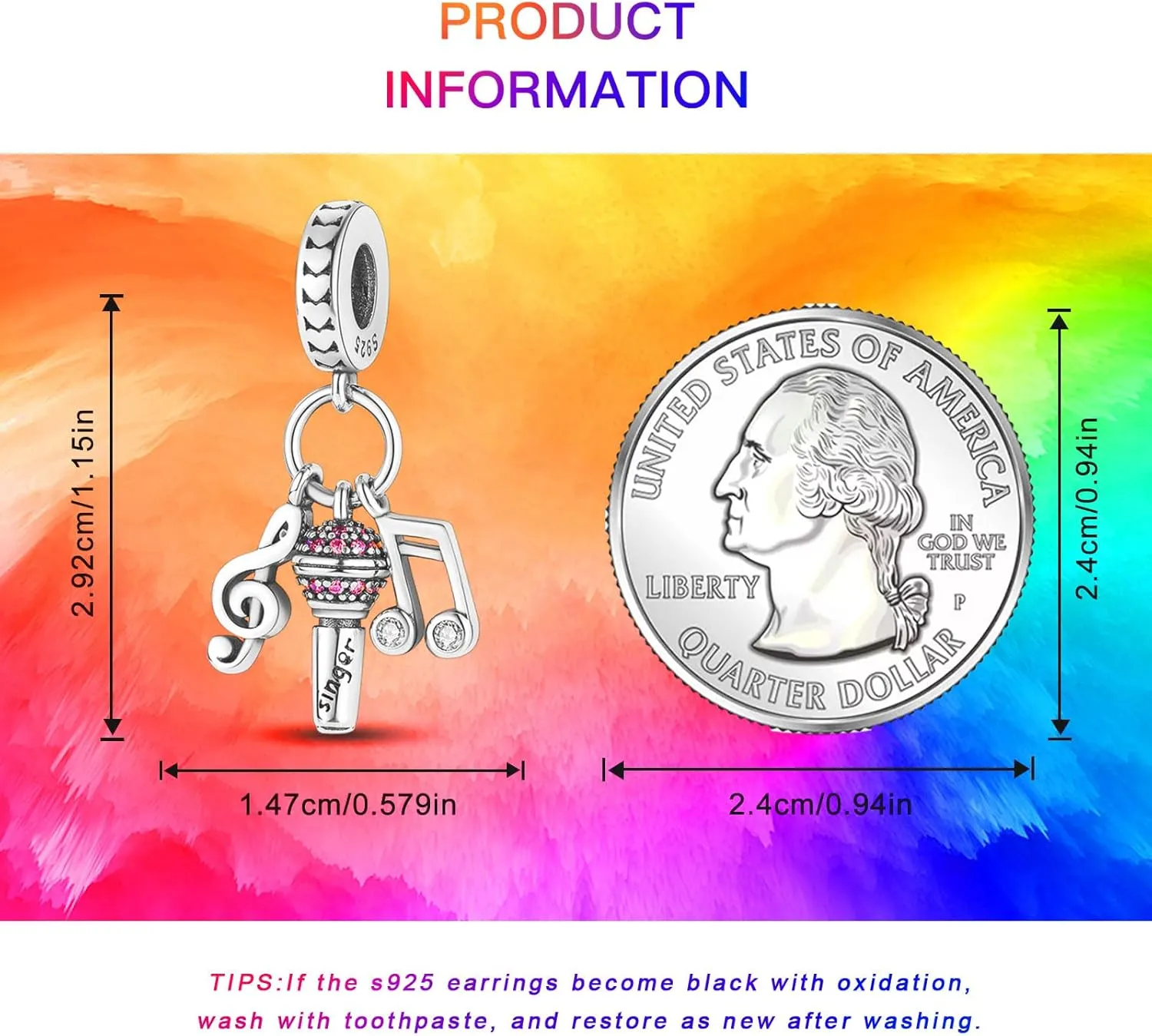 925 Sterling Silver Charms Beads for Bracelets Necklaces, Airplane Passport Sister Heart Coffee Music Book Travel Pendant, Pink Color Cute Animal Jewelry Graduation Birth Gifts for Women Men