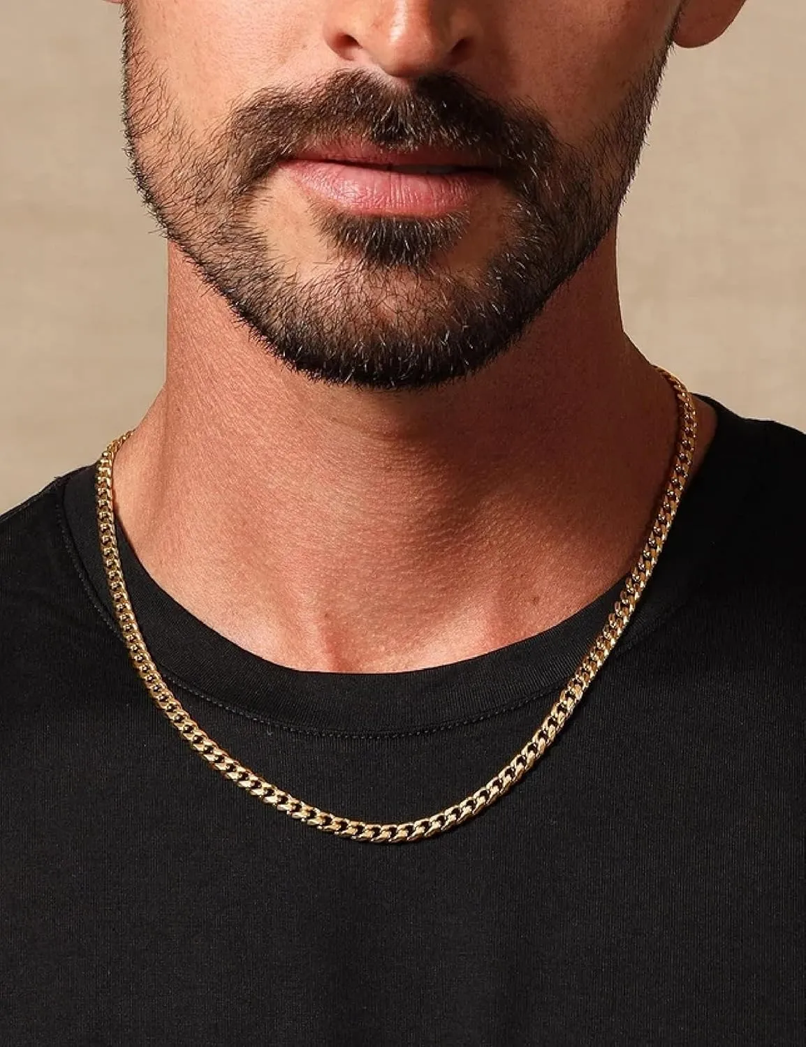 925 Sterling Silver Cuban Chain Lobster Clasp 3mm 4mm 5mm 18K Gold Cuban Link Curb Chain Necklace for Women Men Diamond Cut 16-30 Inches