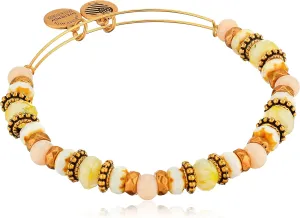 Alex and Ani Women's Horizon Sunlight Bangle Bracelet, Rafaelian Gold, Expandable