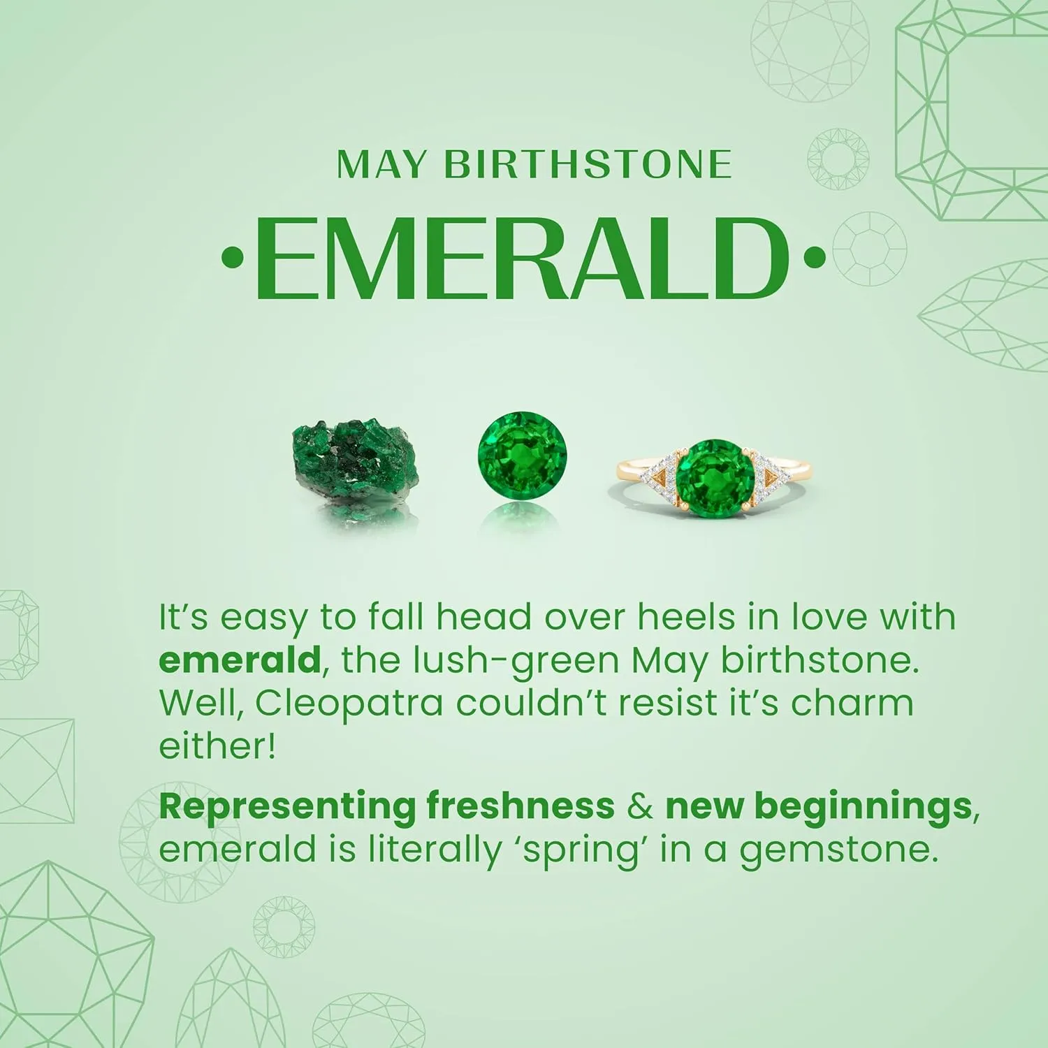 Angara Lab Grown Vintage Style Emerald Pendant with Lab Diamond Halo in 14K Solid Gold/Platinum | May Birthstone, Birthday, Engagement, Anniversary, Wedding Jewelry Gift for Women