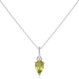 Birthstone Necklace for Women, 925 Sterling Silver Genuine Gemstone Quality Pendant, Dainty Jewelry Gift for Mom & Daughter