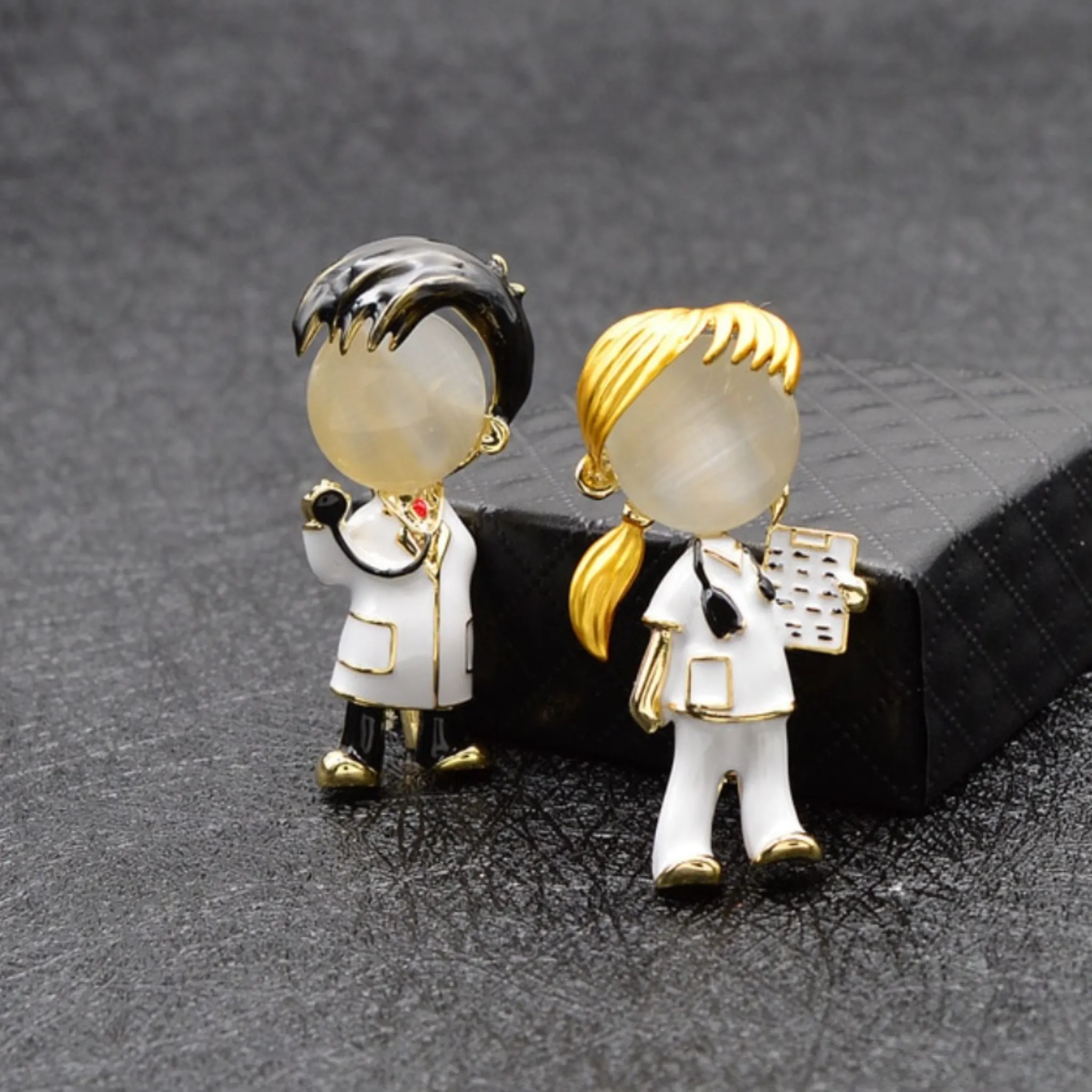 Boys and Girls Medical Brooches