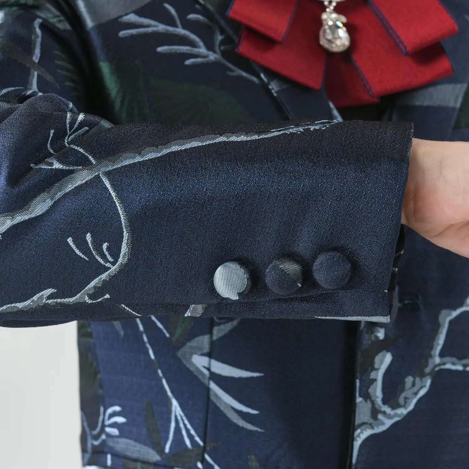 Boys Blazer Coat Slim Fit Jacket Formal Embroidery Suit Blazer for Kids Sport Coat Ring Bearer Outfit