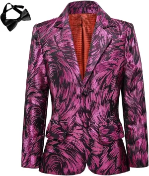 Boys Blazer Coat Slim Fit Jacket Formal Embroidery Suit Blazer for Kids Sport Coat Ring Bearer Outfit