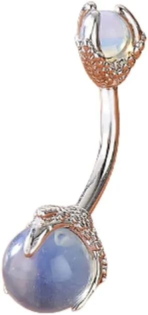 COLORFUL BLING Rook Earrings Dragon Claw Eyebrow Rings 316L Surgical Steel 16G Curved Barbell Rook Daith Piercing Jewelry for Women Girls