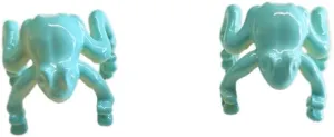 Cute Frog Ear Cuff Earrings for Women Vintage Green Frog Wrap Crawler Earrings No Piercing Animal Jewelry