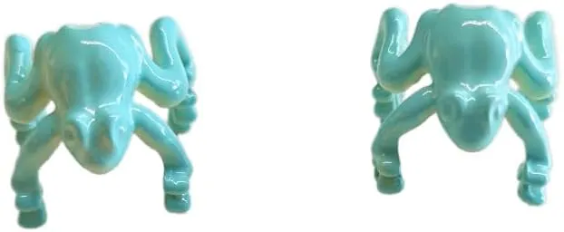 Cute Frog Ear Cuff Earrings for Women Vintage Green Frog Wrap Crawler Earrings No Piercing Animal Jewelry