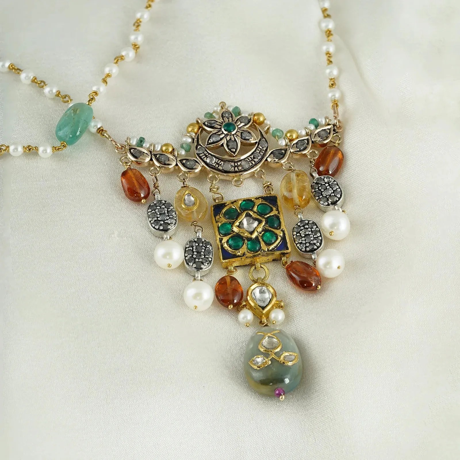 Dev Forest Brooch and Necklace 