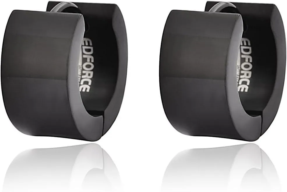 Edforce Stainless Steel Small Hoop Huggie Earrings For Mens Womens