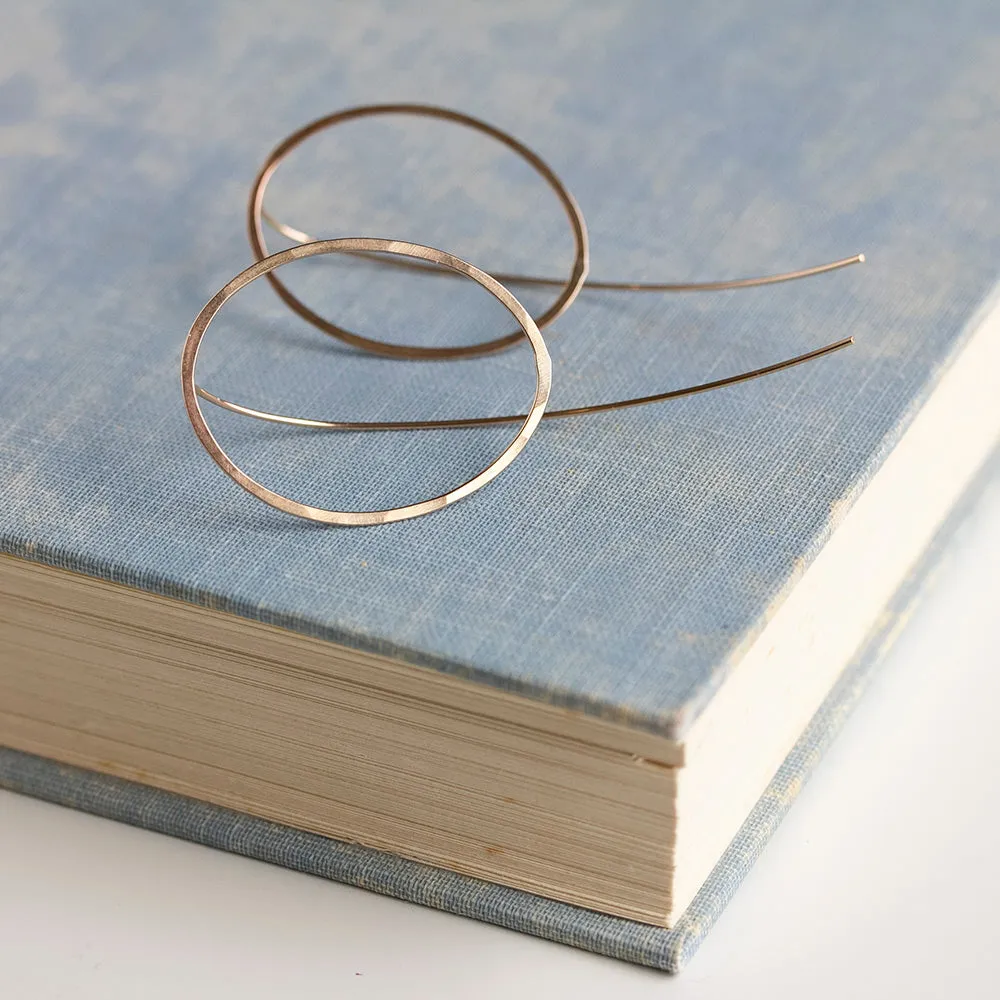 Emma Oval Threader Earrings