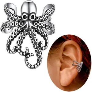 FaithHeart Ear Cuff Earrings for Women Non Piercing Lightweight Sterling Silver Ear Cuff for Non Pierced Ears Hypoallergenic Fake Earrings with Gift Box
