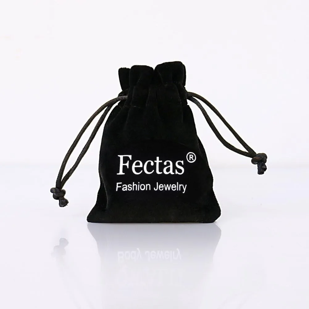 FECTAS 14g Black Belly Button Rings Stainless Steel Navel Ring for Women Men Body Piercing Jewelry 10mm 5 PCS