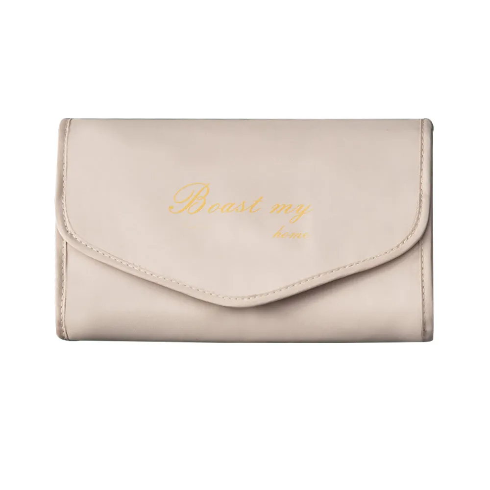 Foldable Travel Jewelry Organizer Case Jewelry Organizer Khaki