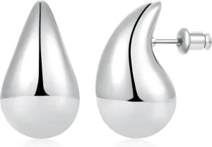 Gacimy Gold Teardrop Earrings Dupes for Women, Chunky Gold Earrings for Women with 925 Sterling Silver Post, 14K Gold Tear Drop Earrings for Women