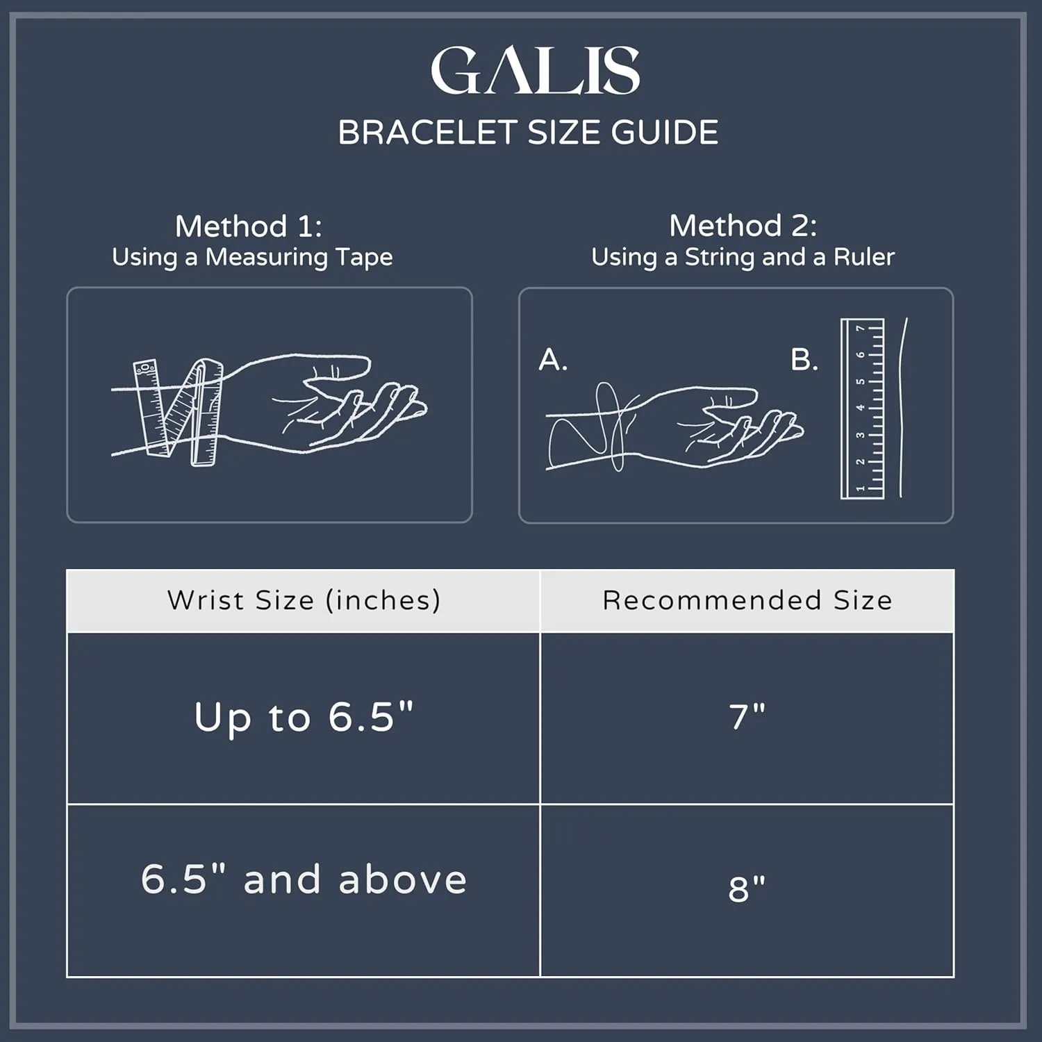 Galis Mens Bracelet - Cuban Link or Box Chain Layered Chain For Men - Premium Stainless Steel, Gift for him, Gold, Silver, Black Bracelet For Men 7-8" Size, 3-5mm Thick