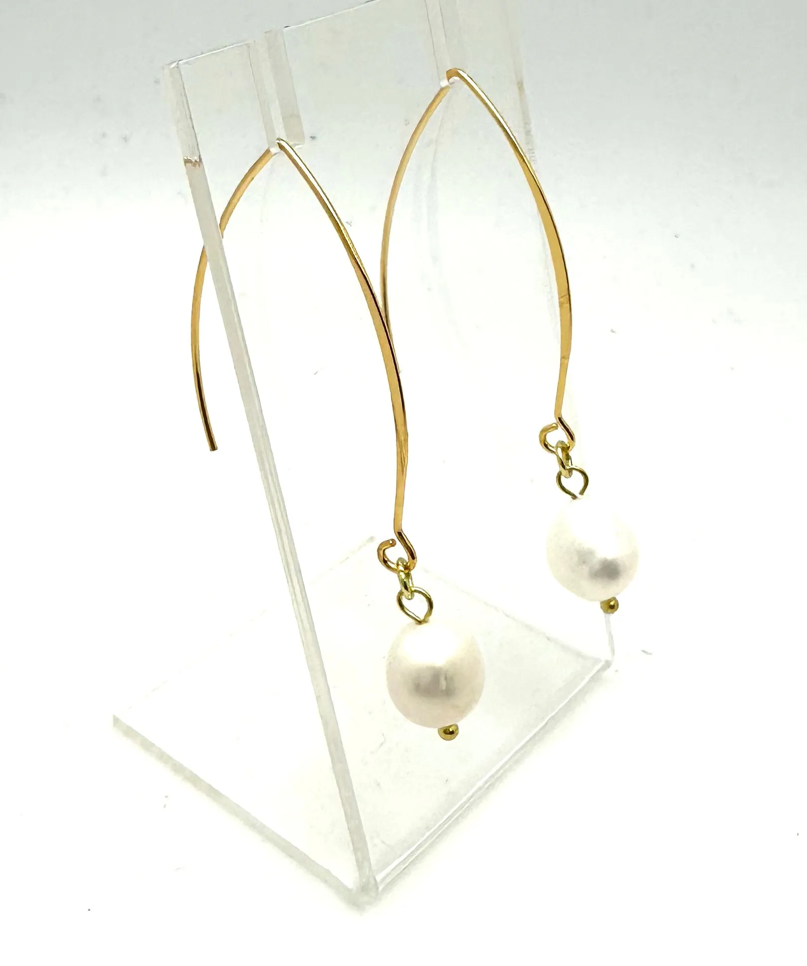 Genuine Pearl Drop Earrings