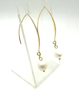 Genuine Pearl Drop Earrings