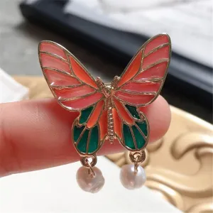Girl water Pl Brooch Hollow Small Cute Student Sweet Animal Cute Pink Scarf Pin Brooches Accessories