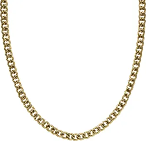 GLD Cuban Link Chain for Men and Women - 2MM - 8MM Gold-Plated Yellow and White Gold - Designed in Miami - Built to Last