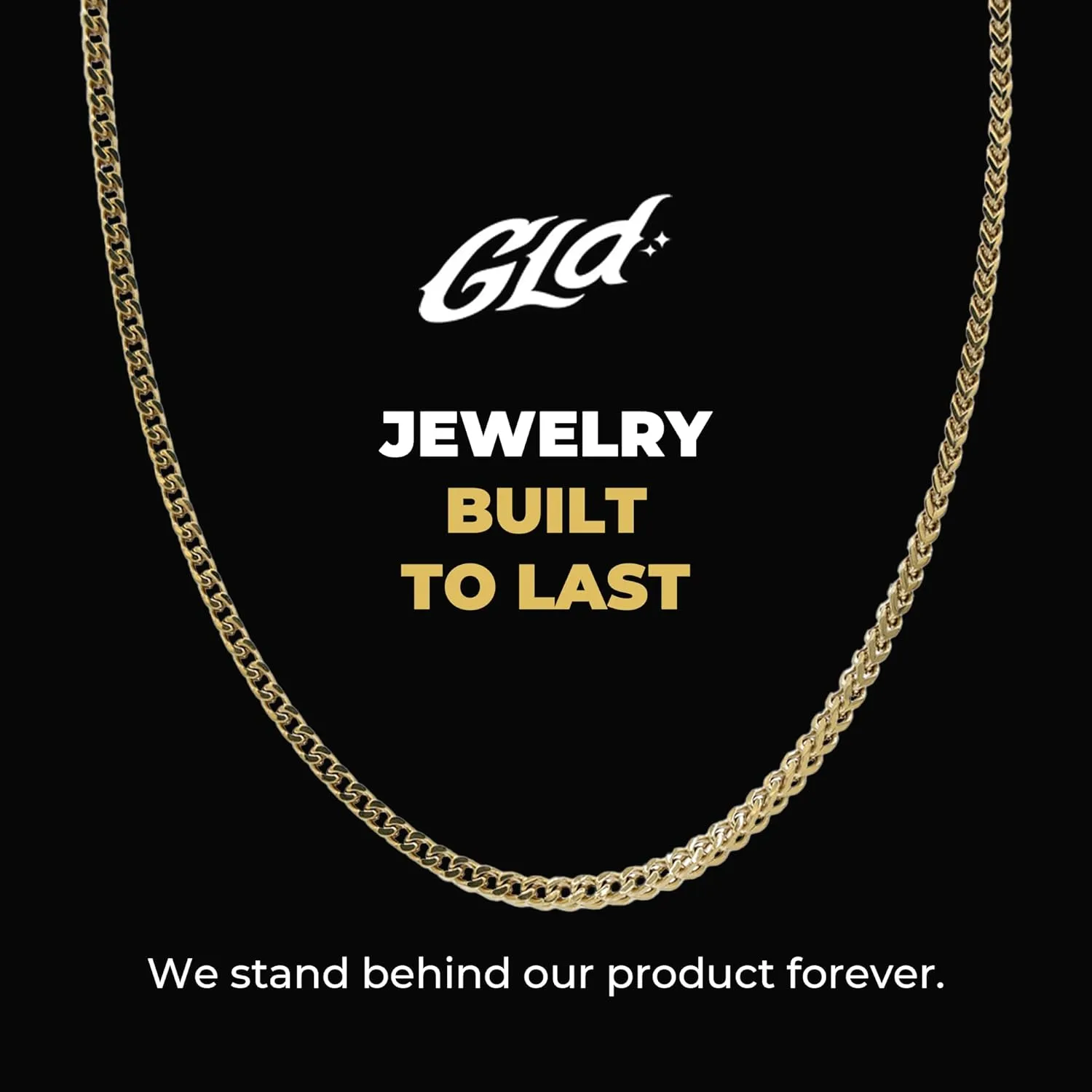 GLD Franco Chain Necklace for Men and Women - 18K - 3MM and 6MM