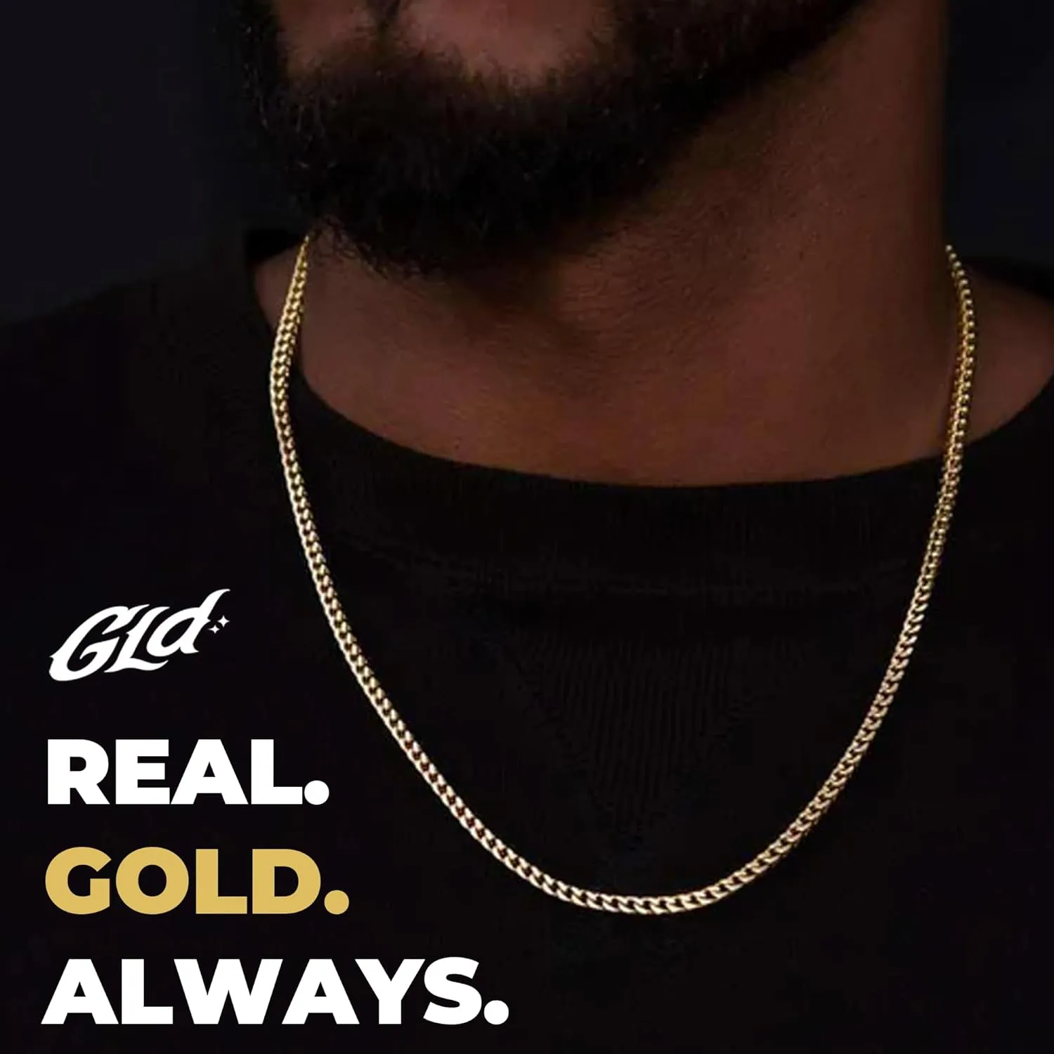 GLD Franco Chain Necklace for Men and Women - 18K - 3MM and 6MM