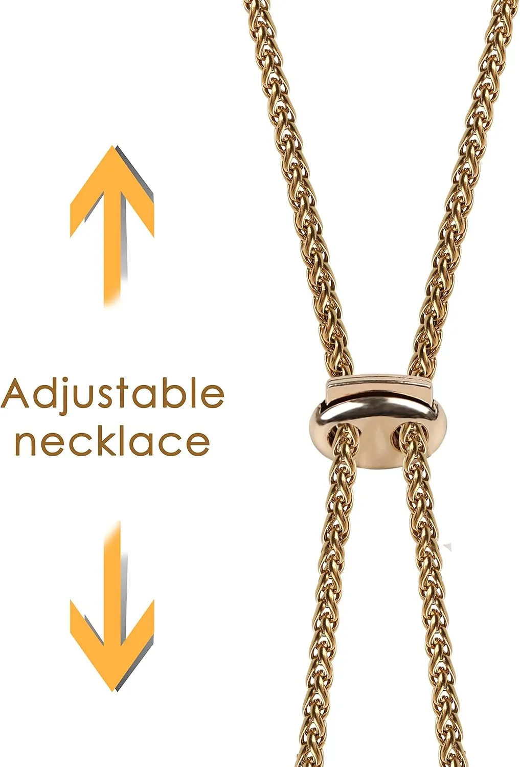 Guran Stainless Steel Loop Anti-Lost Chain for Sunglasses Eyeglass Necklace Holder Ring Holder