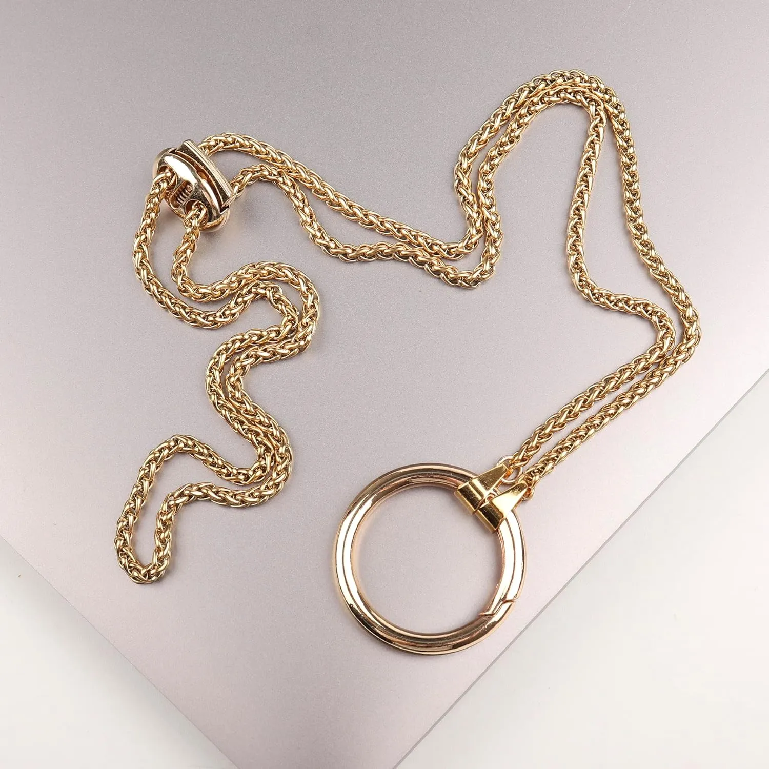 Guran Stainless Steel Loop Anti-Lost Chain for Sunglasses Eyeglass Necklace Holder Ring Holder