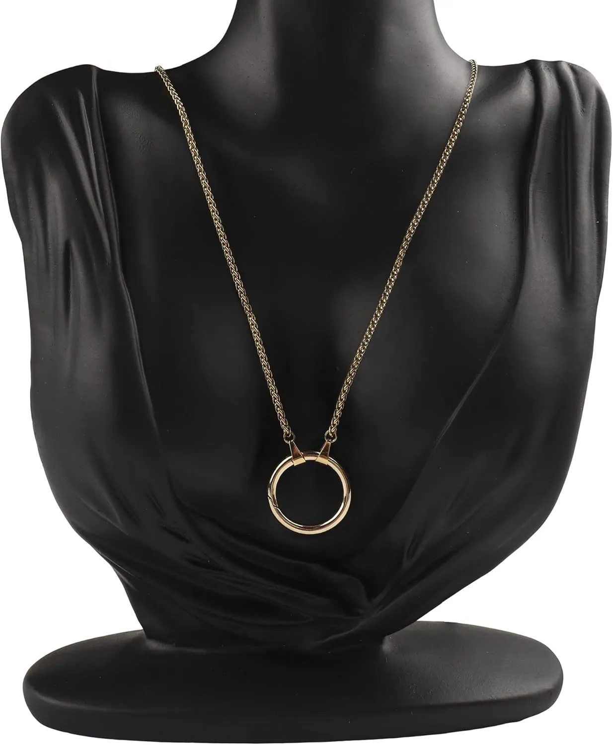 Guran Stainless Steel Loop Anti-Lost Chain for Sunglasses Eyeglass Necklace Holder Ring Holder