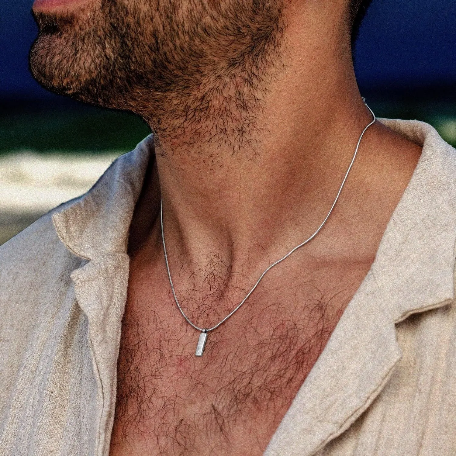 HZMAN Snake Chain Necklace for Men Women Thin Stainless Steel Chain Necklace Hip Hop Men's Choker Necklace 16"-30" Jewelry Gift