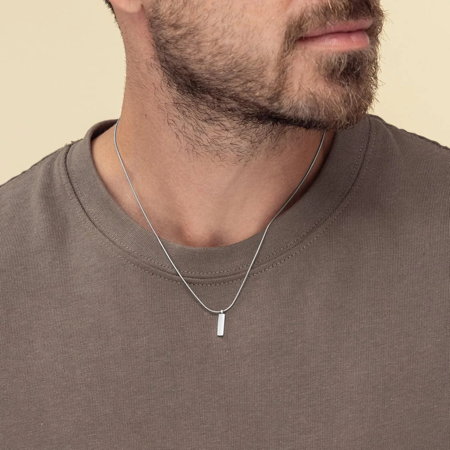 HZMAN Snake Chain Necklace for Men Women Thin Stainless Steel Chain Necklace Hip Hop Men's Choker Necklace 16"-30" Jewelry Gift