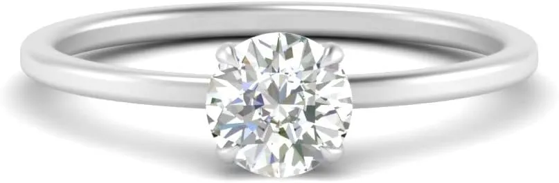 IGI Certified 1/2 To 2 Carat Solitaire Diamond Rings For Women SI1-SI2 Quality 14K Gold Rings (Premium Collection)