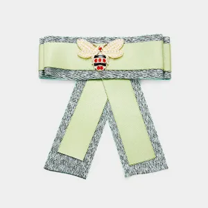 iLLASPARKZ Honey Bee Bow Ribbon Pin Brooch
