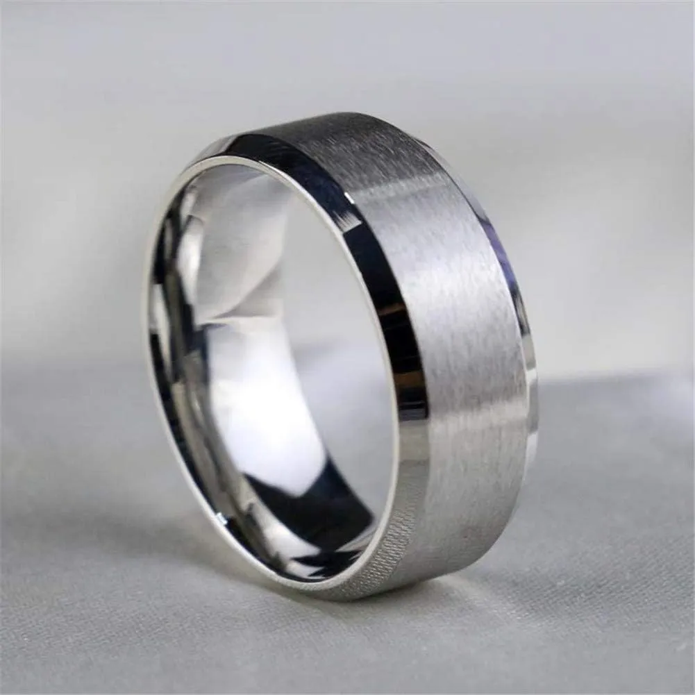 IOU His Hers Wedding Ring Sets Couples Rings Women's White Gold Plated Ring Wedding Engagement Ring Bridal Sets Men's Stainless Steel Wedding Band