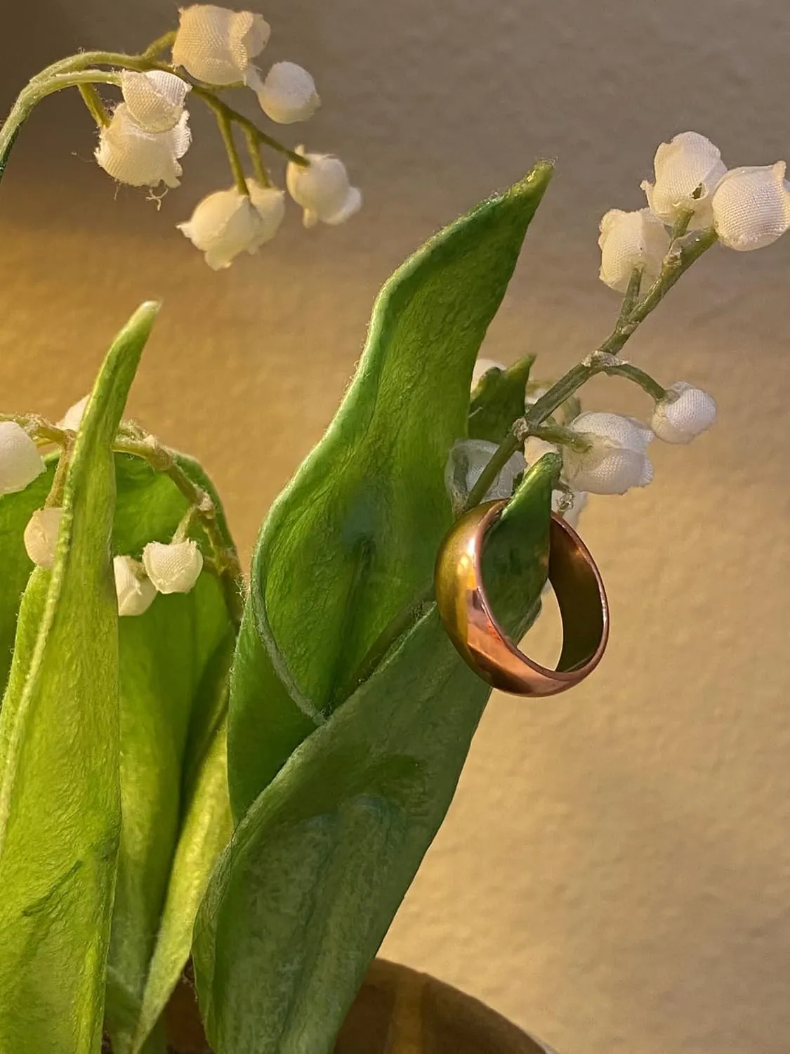 IVY & BAUBLE Uncoated Solid Pure Copper Ring Band for Men & Women, Made In USA, 3mm, 6mm, 8mm, Size 4-13