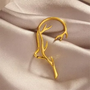 Jewelry Simplicity Ear Clip Elves Branches Ear Cuff Ear Wrap Earrings Fake Piercing