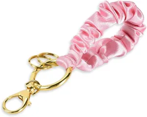 Junyuerly Wrist Strap Key Chain Elastic Scrunchie Bracelet Multifunctional Key Ring for Women