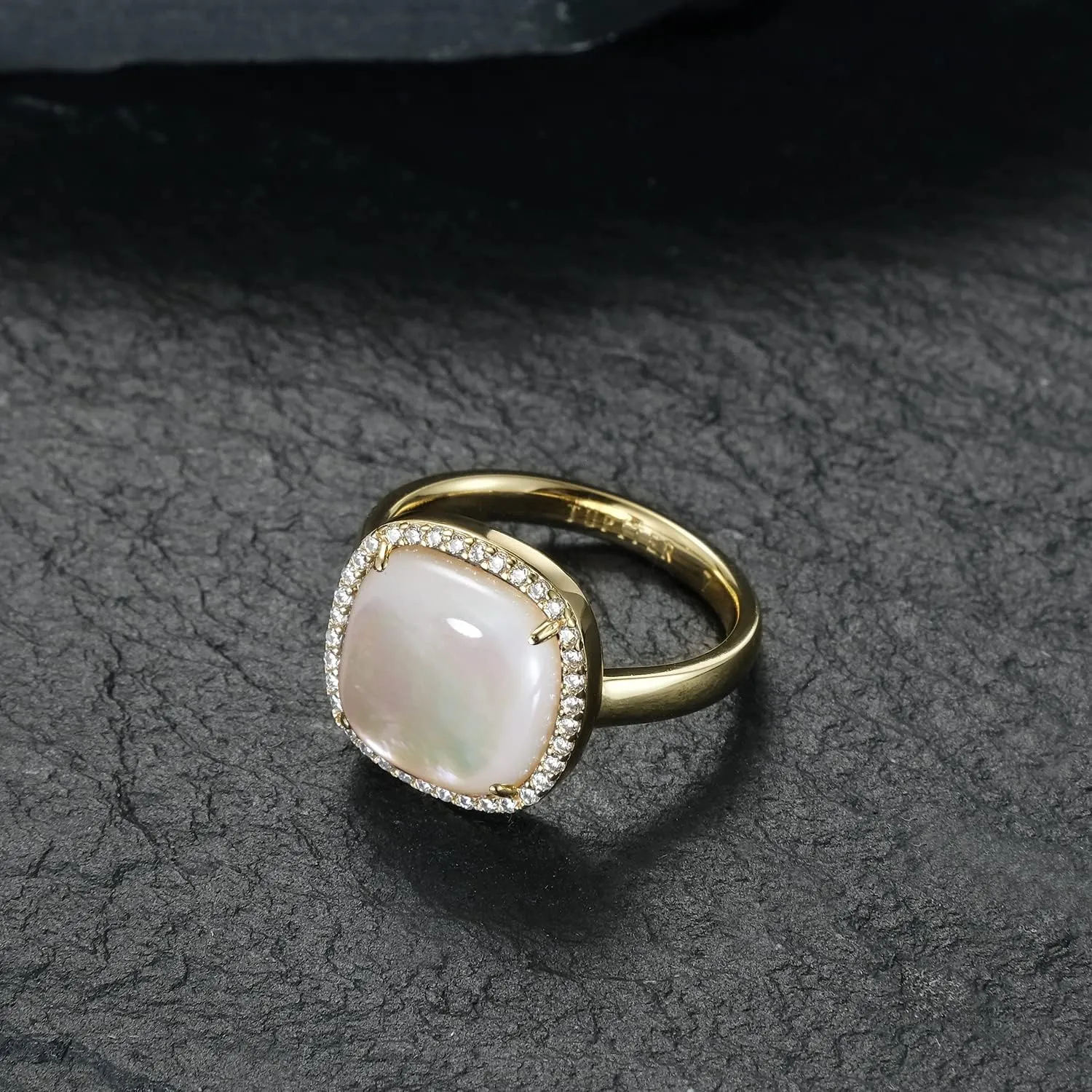 Jupiter Gemstone Women's Ring - Gemstone Women Ring, 0.47"/12mm Birthstone Rings Jewelry for Valentine's Day, Mother's Day, Birthday Jewelry