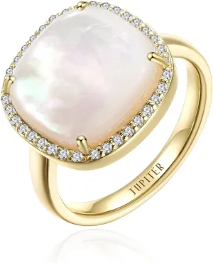 Jupiter Gemstone Women's Ring - Gemstone Women Ring, 0.47"/12mm Birthstone Rings Jewelry for Valentine's Day, Mother's Day, Birthday Jewelry