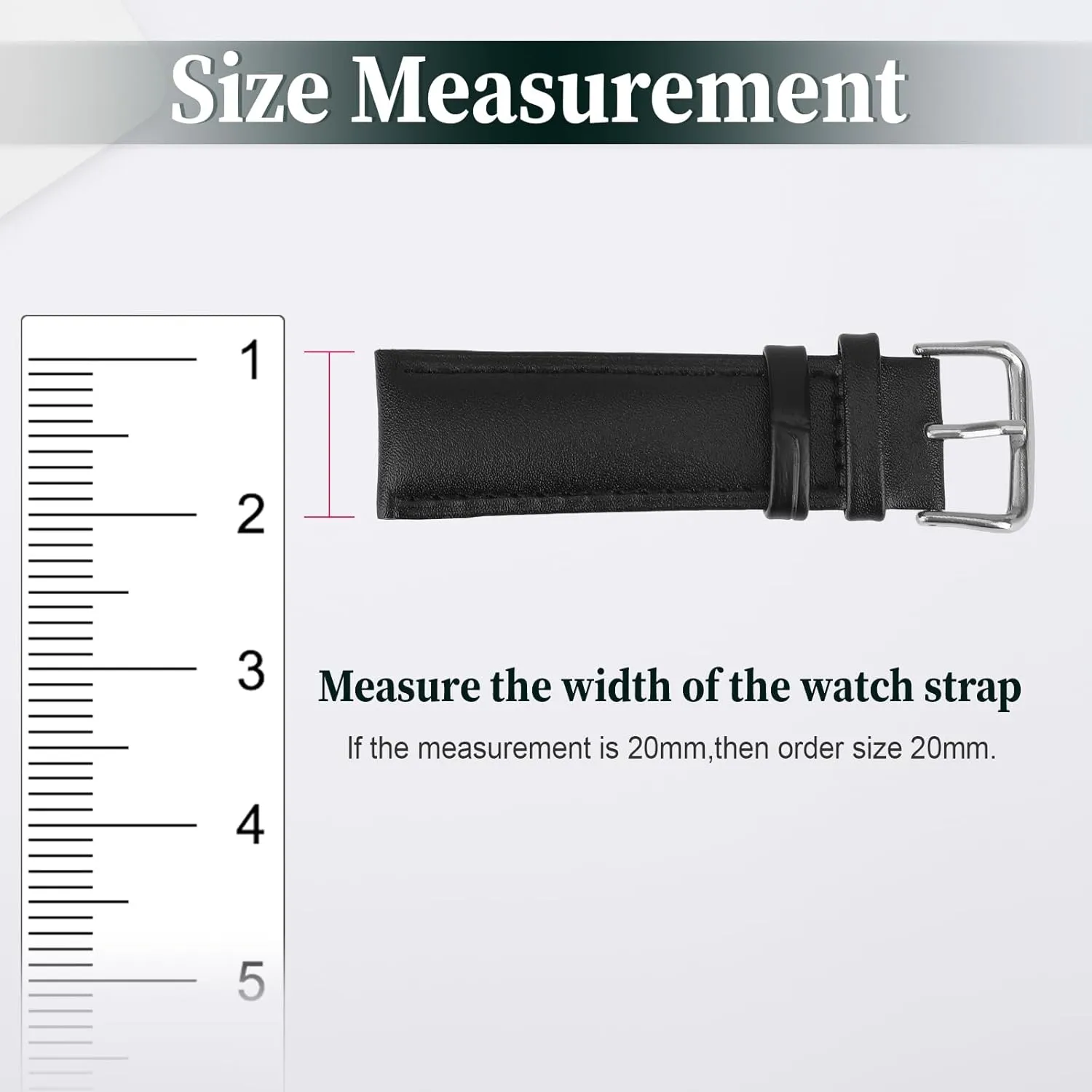 Leather Watch Band Holder, 6-Pack Dark Brown Loop Replacement Watch Band Keeper Compatible with Quartz & Smart Watches