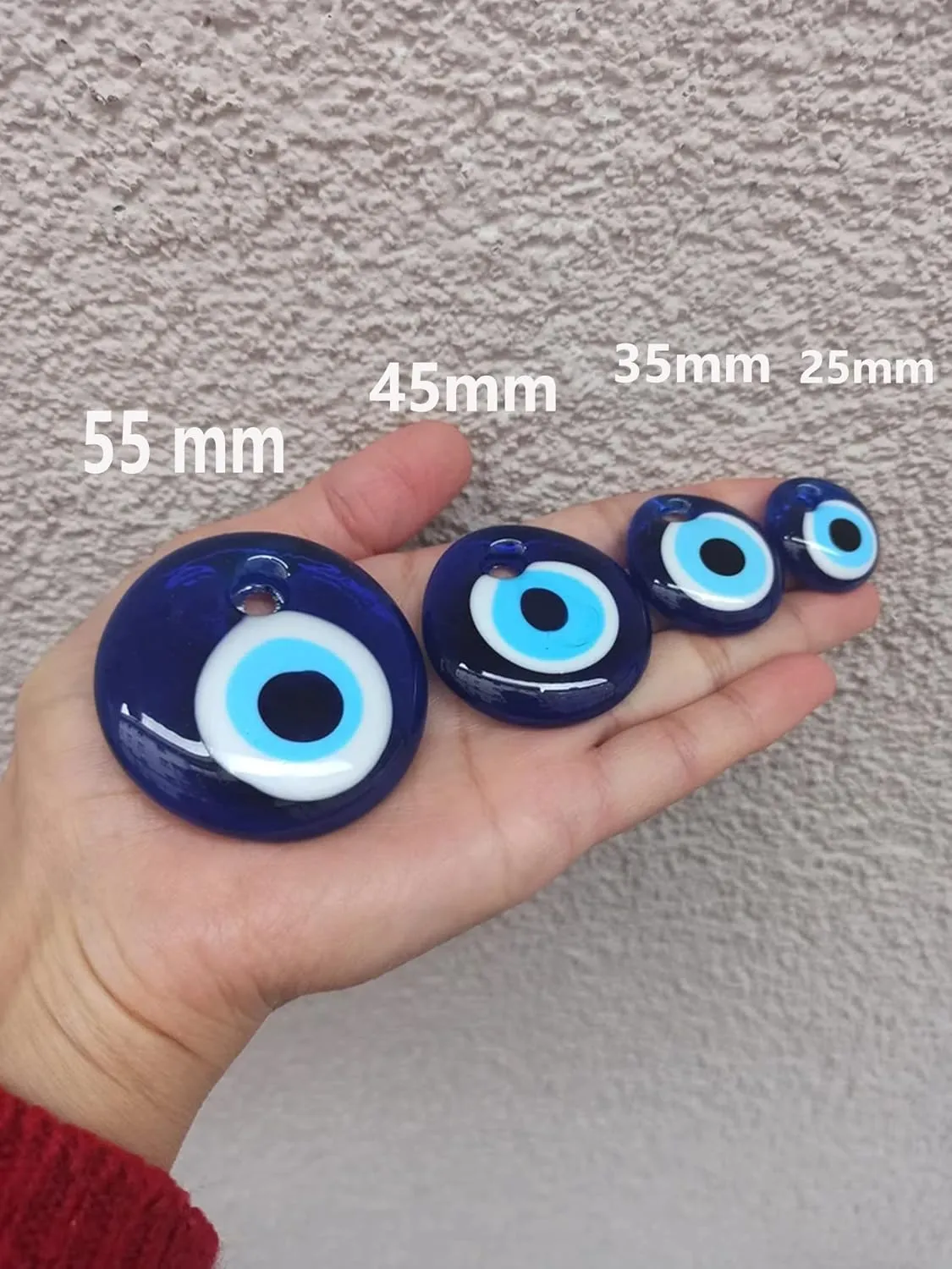 Long tiantian Evil Eye Necklace for Women Men Protection Necklaces Leather Rope Glass Evil Eye Pendant Neckaces Inspirational Jewelry for Women Trendy Lucky Amulet Necklace Gifts for Friends