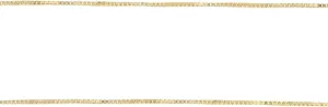 Lucchetta - Italian Venetian Box Chain in real 14 karat Yellow Gold, Diamond-cut effect, 16 2 Inch 0.65mm Chains for Women Girls - Authentic Fine Jewelry