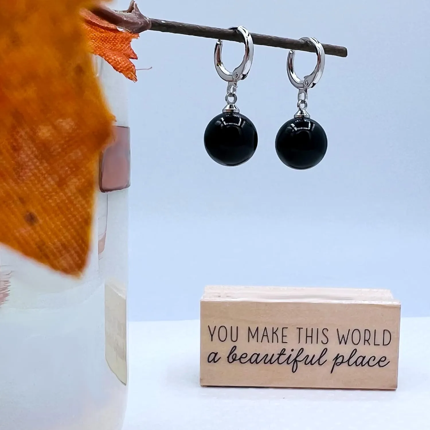 Mall of Style Potara Earrings for Men & Women - Anime Earrings - Agate Potara Jewelry - Japanese Jewelry