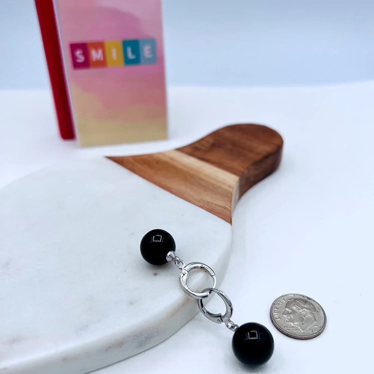 Mall of Style Potara Earrings for Men & Women - Anime Earrings - Agate Potara Jewelry - Japanese Jewelry