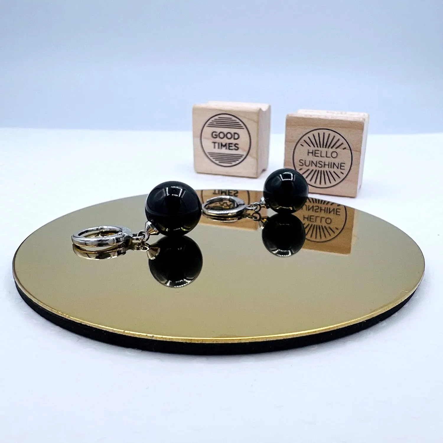 Mall of Style Potara Earrings for Men & Women - Anime Earrings - Agate Potara Jewelry - Japanese Jewelry